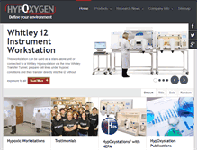 Tablet Screenshot of hypoxygen.com